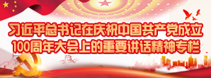 习近平总书记在庆祝中国共产党成立100周年大会上的重要讲话精神专栏