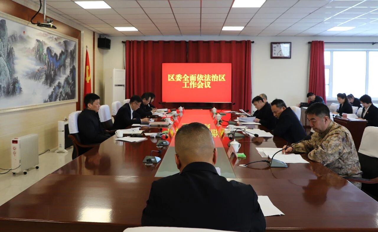 友好区召开全面依法治区工作会议