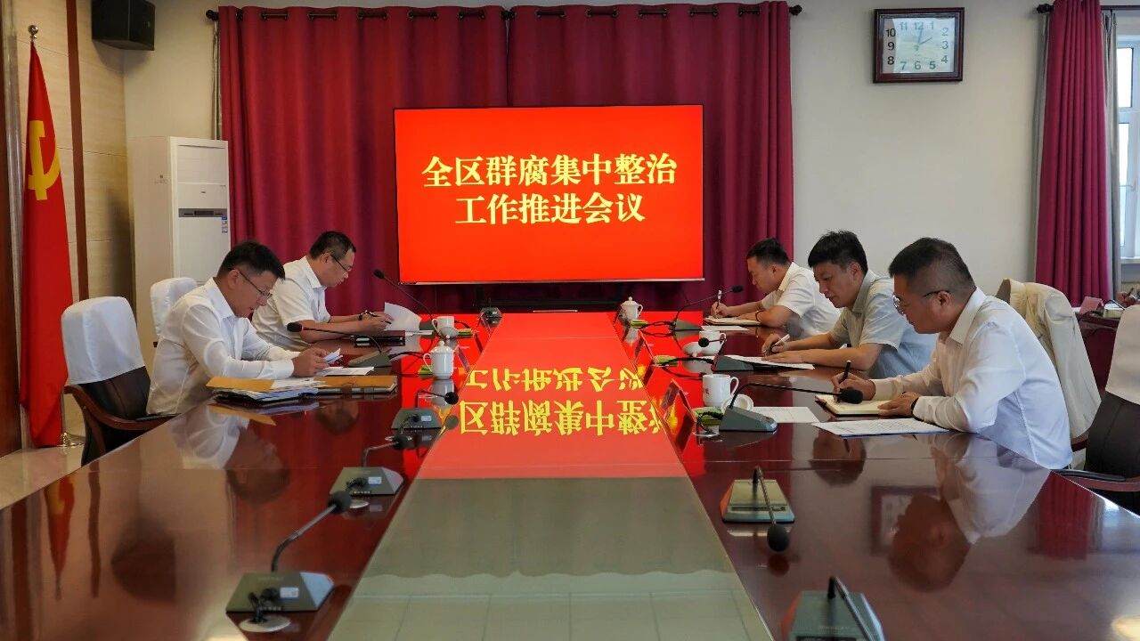 友好区群众身边不正之风和腐败问题集中整治工作推进会议召开